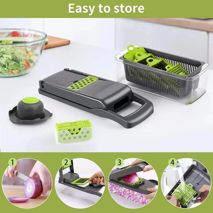 Multifunctional Vegetable Chopper Handle Food Grate Food Chopper