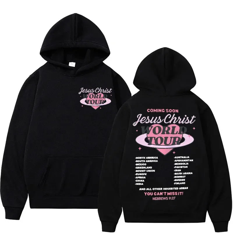 Harajuku Aesthetic Christian Jesus Church Hoodie Bible Verse