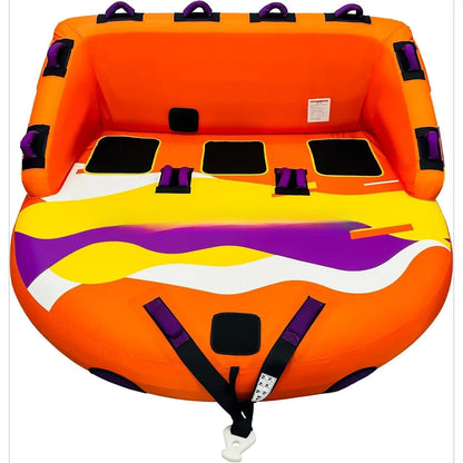 Inflatable Water Towable Tube for Boats Heavy-Duty 1-3 RideRS