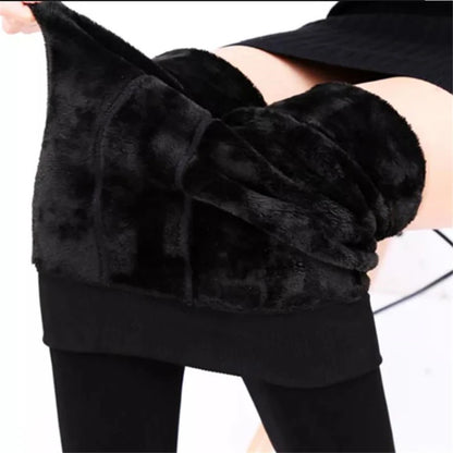 Winter Leggings For Women Warm Leggins Solid Color