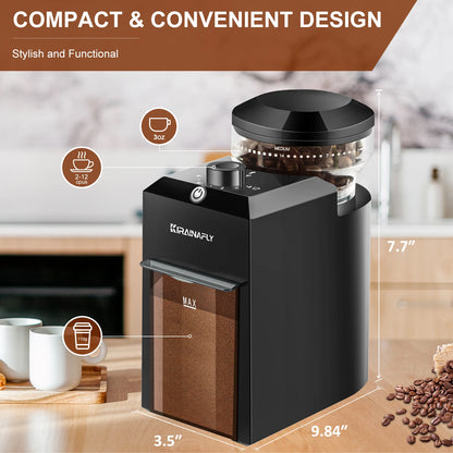 Automatic Burr Mill Coffee Grinder Electric Coffee Bean