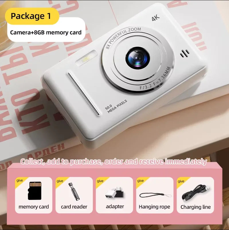 Xiaomi 4k Digital Camera Retro CCD Portable Camera