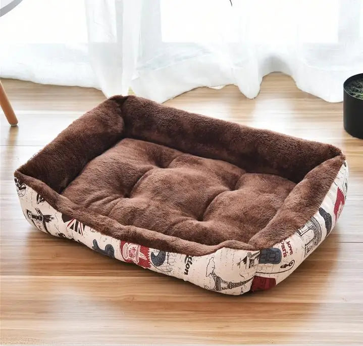 Pet Large Dog Bed Warm House Candy-colored