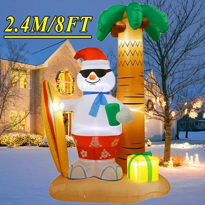 Christmas Decorations Model Built-in LED Lights Inflatable Toys Ornament