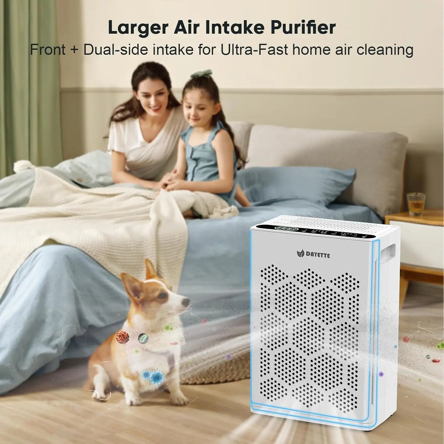 Large Room Air Purifier with HEPA Filter
