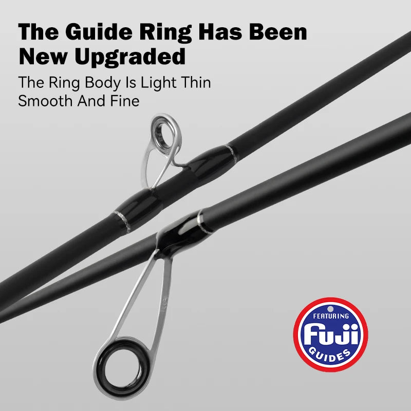 LEYDUN Black Creek Fishing Rod 2 Section Spinning Casting 1.5/1.68/1.8m