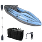 Inflatable Kayak Fishing Boat 1 Person Adult Blue Canoe,