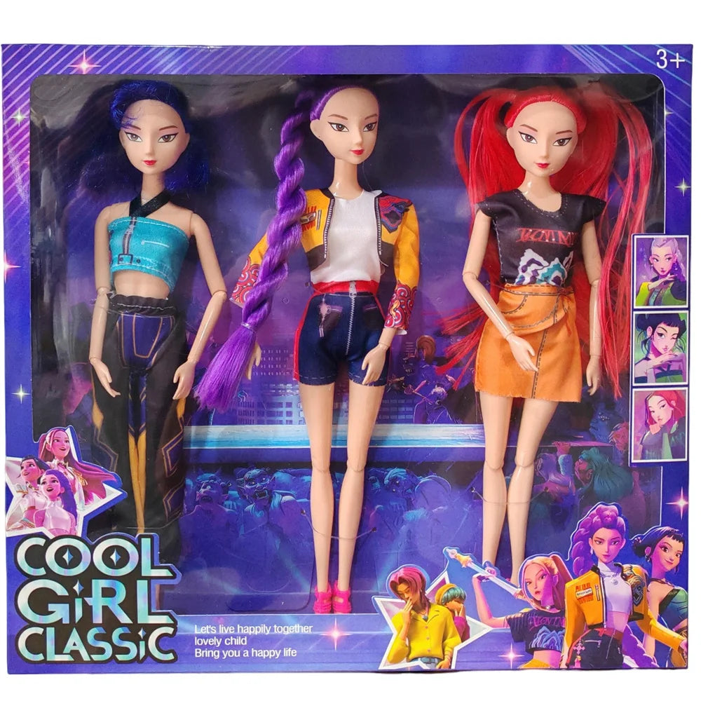 HOT Doll Toys Kpop Demon Hunters Action Figure Toy Rumi Mira Zoey