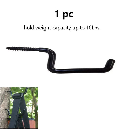 Screw in Tree Climbing Steps 4 Inch Non-Slip Rolling