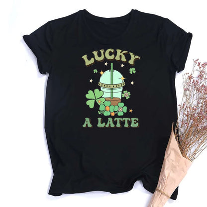 St. Patrick's Coffee Shirt Lucky Coffee Shirt St Patricks Day