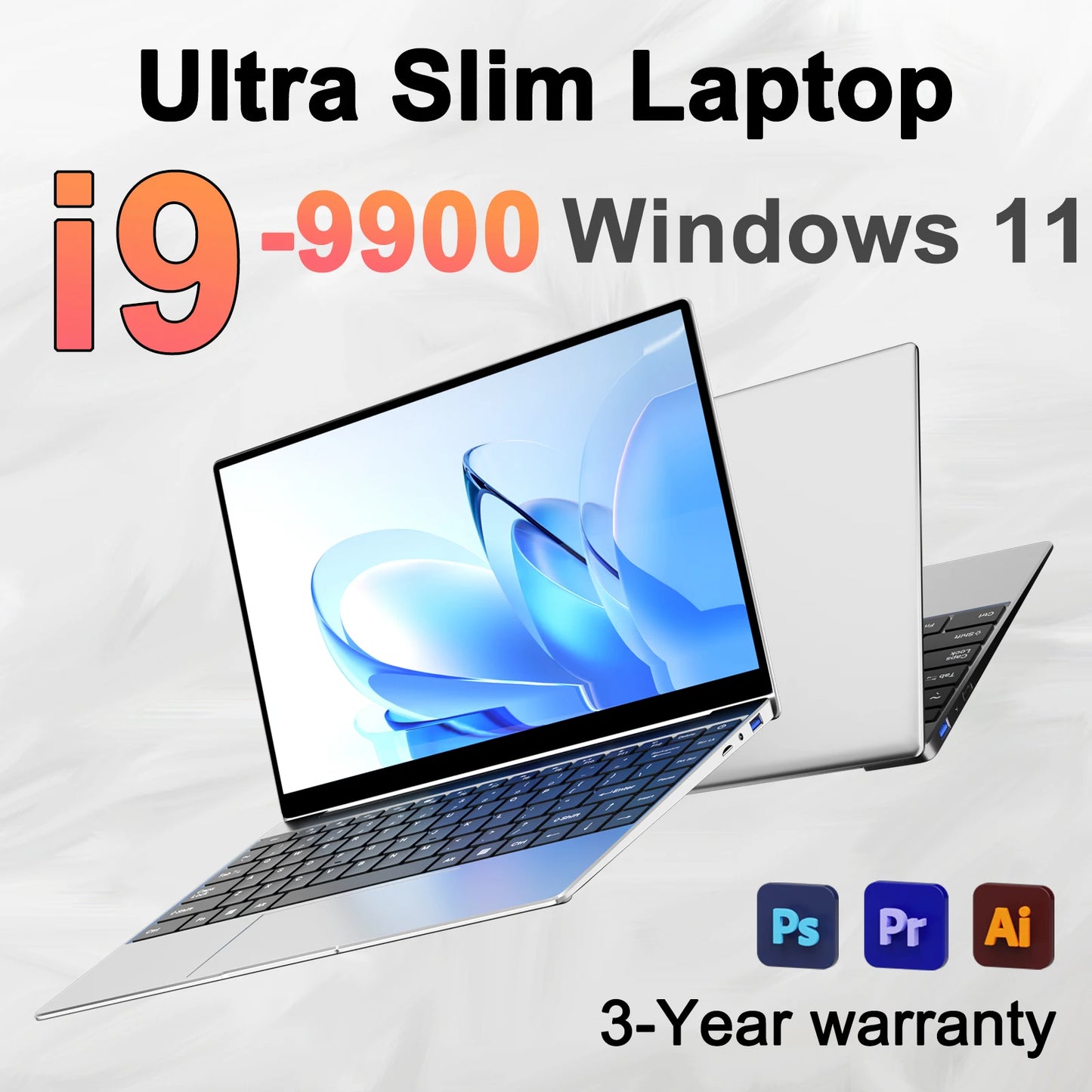 New 14.1" Laptop Intel Core i9-9900 32GB 2TB