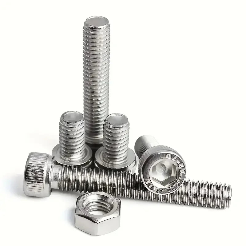 150pieces/box M3 X 8mm, 12mm, 16mm, 20mm, 25mm Hexagon Socket Screws, Bolts, Nuts