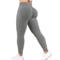 Seamless Women Solid Waist Yoga Pants