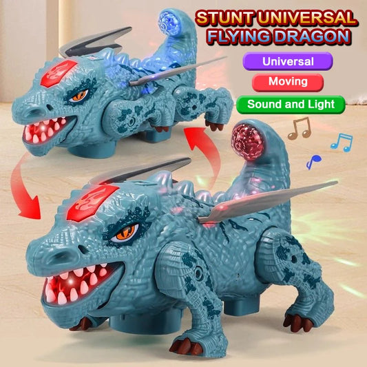 Stunt Flying Dragon Electric Toy for Boys Colorful