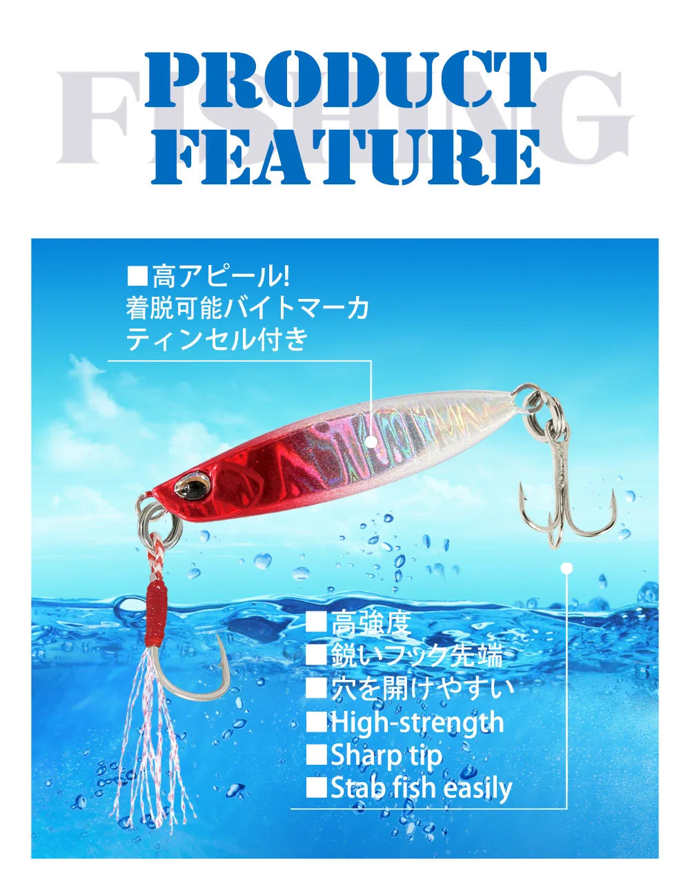 HappyJack 2025 new Metal Jig Fishing Lure 5g 10g 15g