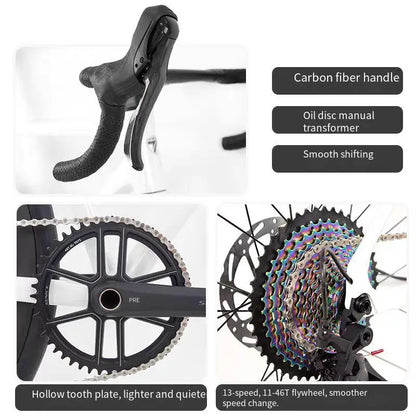 C6 Aluminum Alloy Road Bicycle Oil Brake Carbon Fiber Front Fork