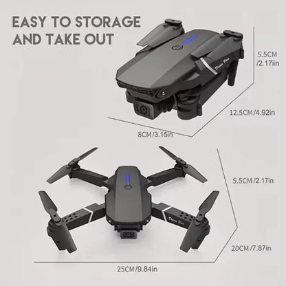 Professional Drone E88 4K Wide-Angle HD 1080P Camera WiFi
