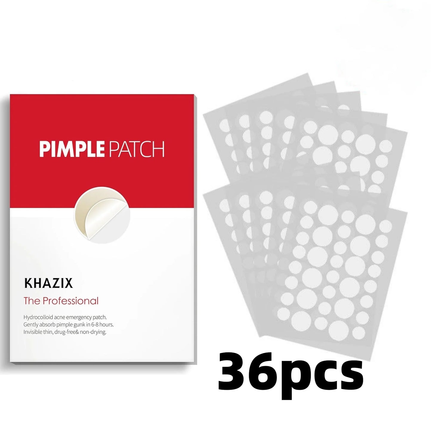 40 pieces of multi-color star acne patches,