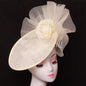 Chic Navy Fascinators Hat For Women Elegant Royal Ascot Millinery