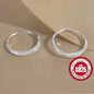 Pure Silvery Earrings For Women Frosted Sparkling Starry