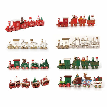 Christmas Wood Train Decoration,Christmas Ornaments