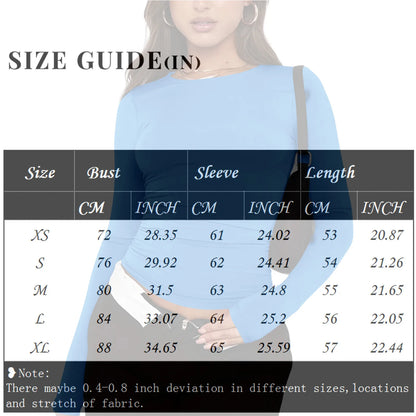 Women Fashion Casual Long Sleeve T Shirt