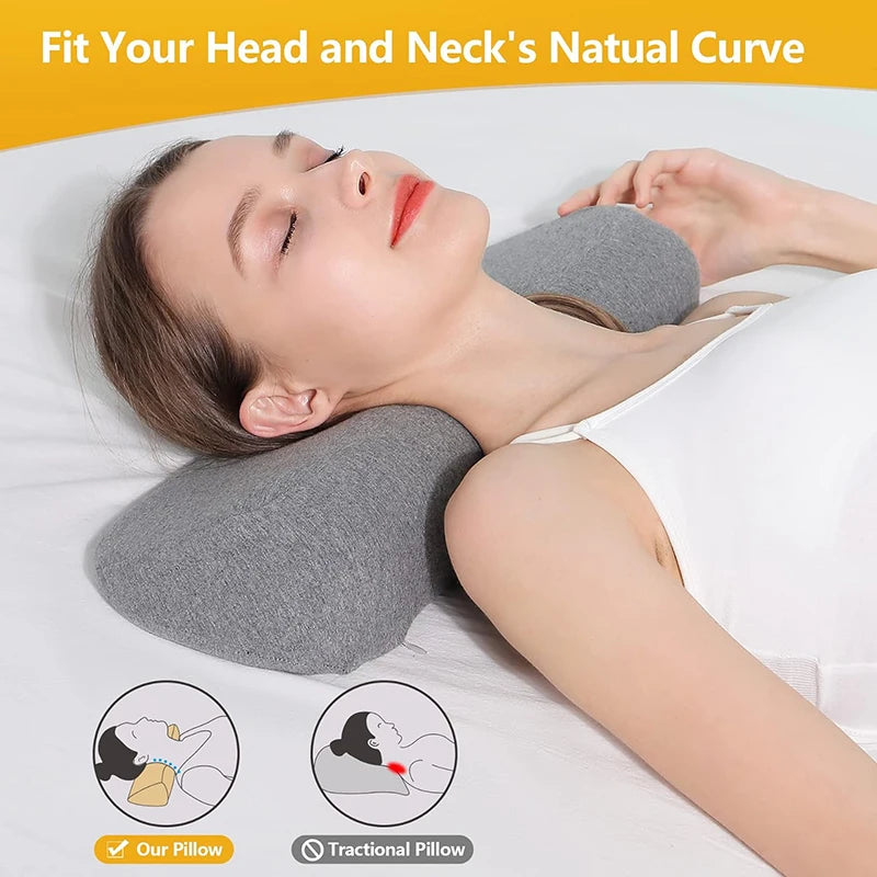 Cervical Pillow, Memory Foam  Sleeping Pillow, Neck Pillow