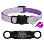 Customized Cat Collar Reflective Cat Collar Free Engraved