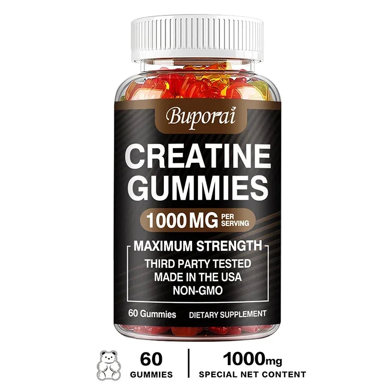 Creatine Monohydrate Gummies - Boost Energy, Build Muscle