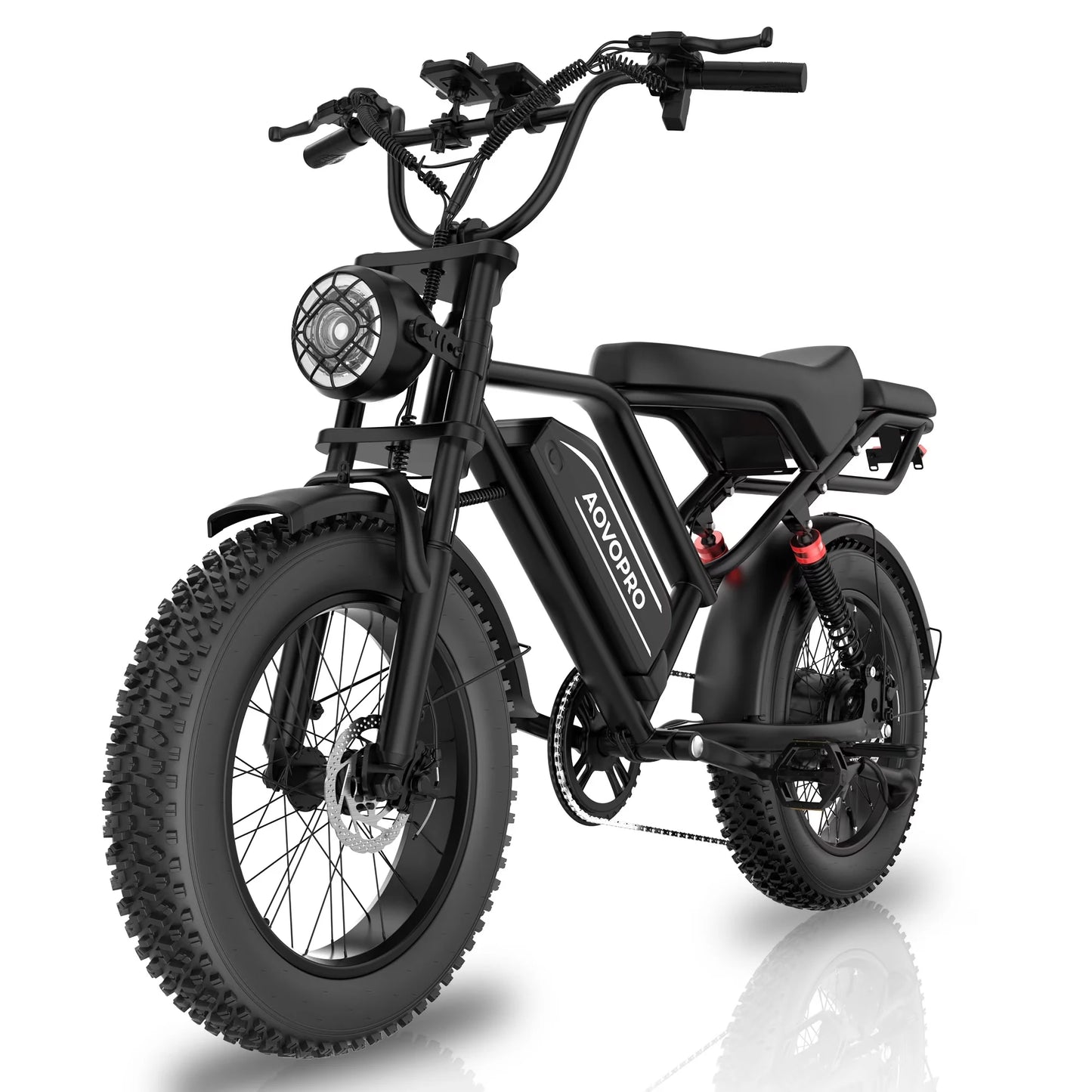 AOVOPRO AP20 Electric Bike 1500W 20" Fat Tire 31mph Top Speed