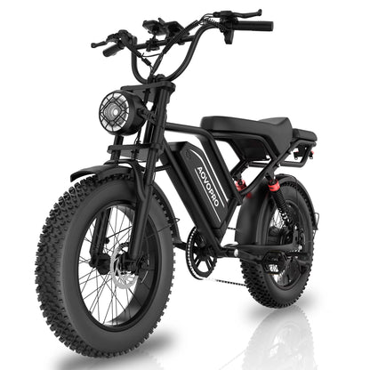 AOVOPRO AP20 Electric Bike 1500W 20" Fat Tire 31mph Top Speed