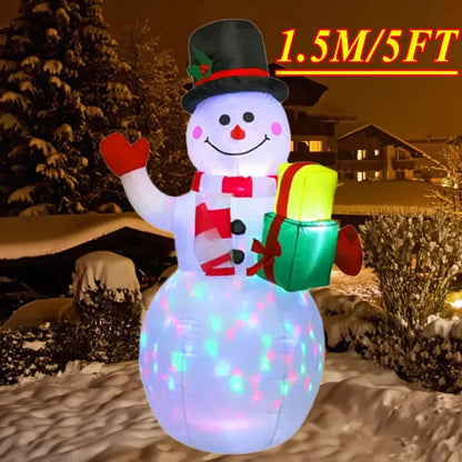 Christmas Decorations Model Built-in LED Lights Inflatable Toys Ornament