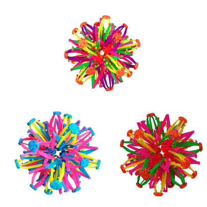 Children'S Magic Telescopic Ball Outdoor Flower Ball Throwing