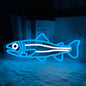 Fish Series Neon Sign For Wall Decor,Light Up Sign For Bedroom