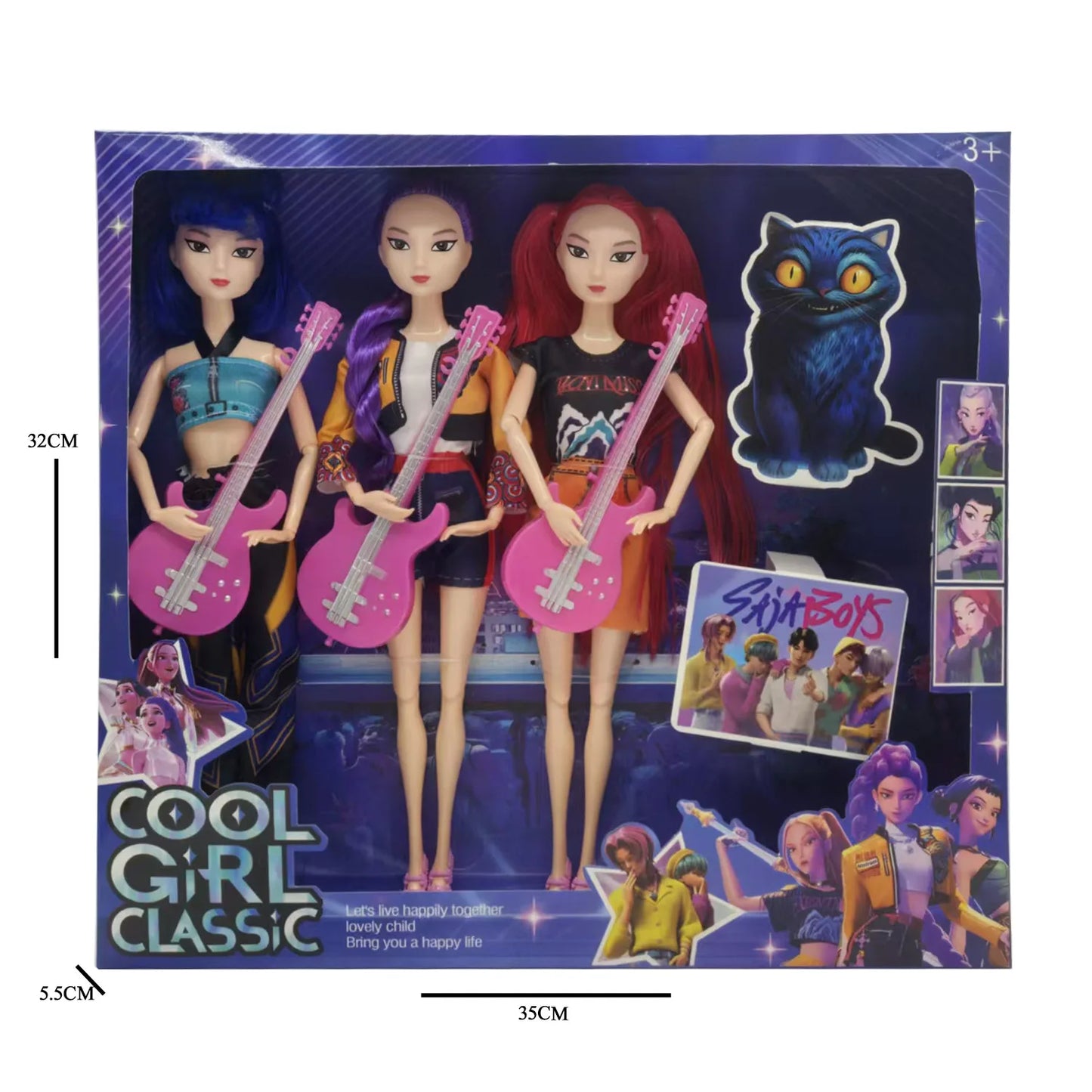 HOT Doll Toys Kpop Demon Hunters Action Figure Toy Rumi Mira Zoey