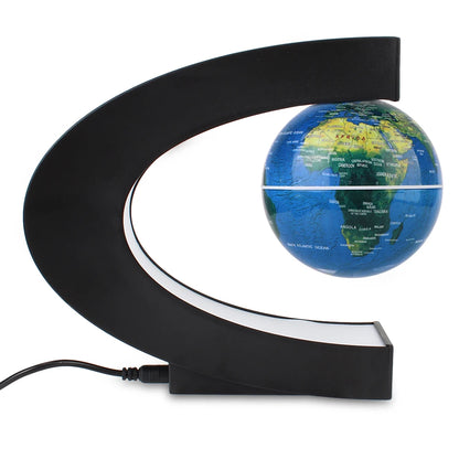 Magnetic Levitation Globe Novelty Ball Light Floating