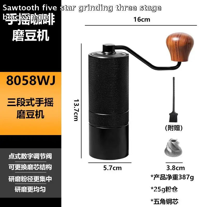 Stainless Steel Hand Coffee Grinder Manual Portable Bean Grinder