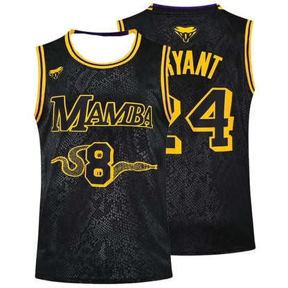 Black Mamba #8 #24 Basketball Jersey Sports Outdoor
