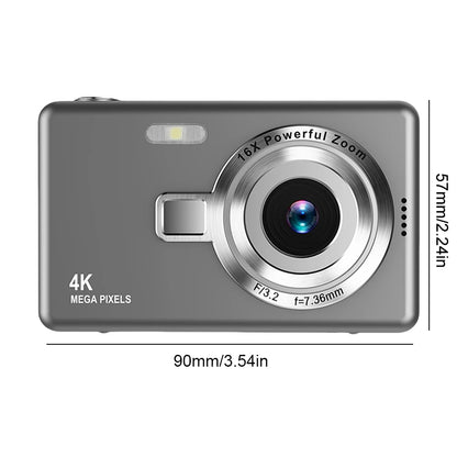 4K HD 1080P Digital Camera 96MP Portable Vlogging Camera