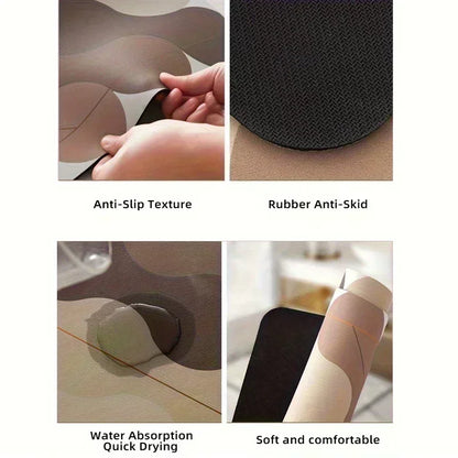 Autumn Thanksgiving Day  Dish Drying Mat Soft Rubber