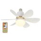 LED 40W ceiling fan light E27 with remote control for dimming,