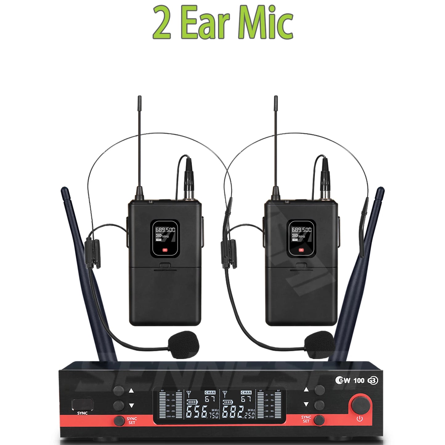 Top Quality！ew100g3 Professional Dual Wireless