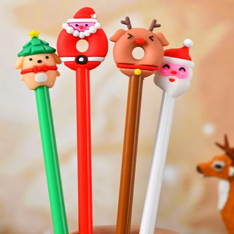 12 Christmas-Themed Neutral Pens, Office And Study Stationery