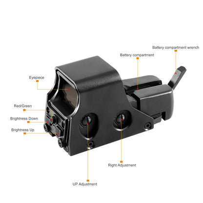 551 552 553 558 Red Green Dot Holographic Sight Scope