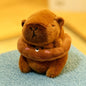 Cute Capybara Plush Toy Hoodie with Wings Simulation Doll