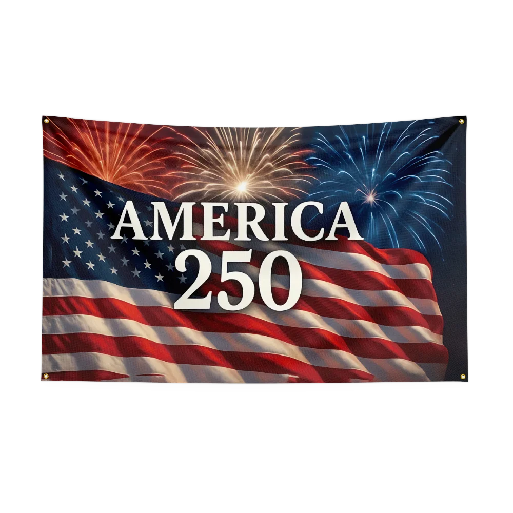 US 250th Anniversary 1776 2026 Semiquincentennial Flag, Independence