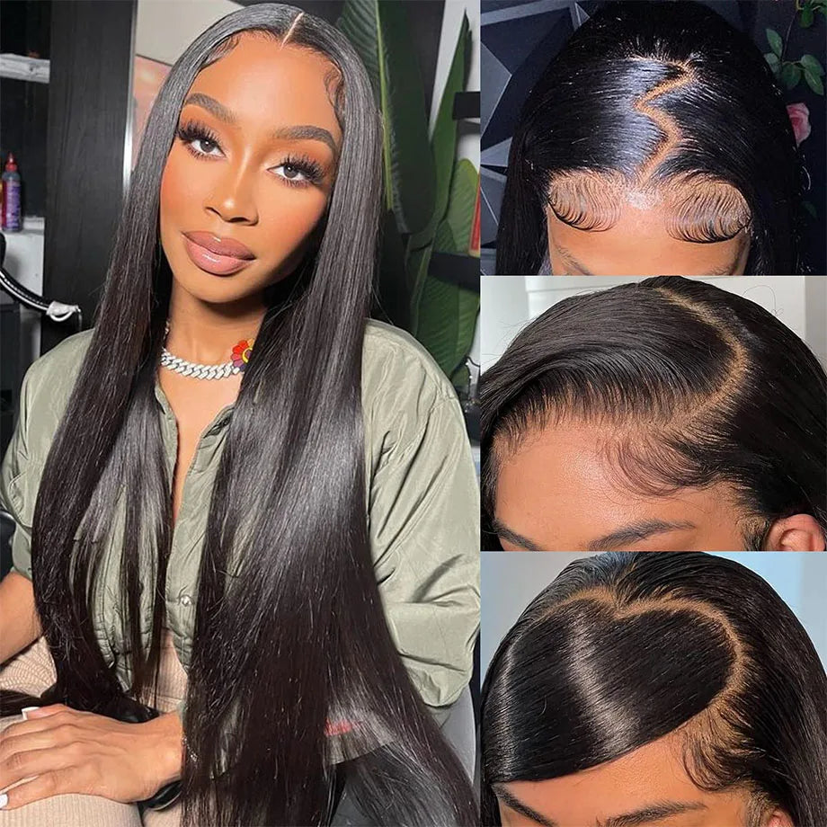 Bone Straight Human Hair Wig 13x6 HD