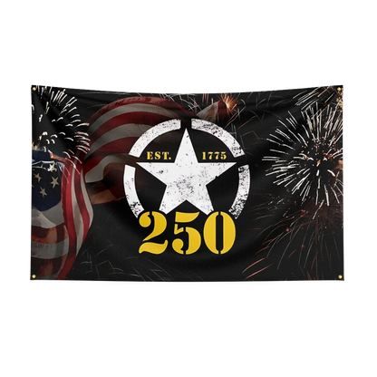 US 250th Anniversary 1776 2026 Semiquincentennial Flag,