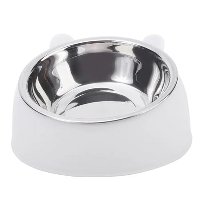 Cat Bowl Lovely Creative Inclined Kitten Puppy Food