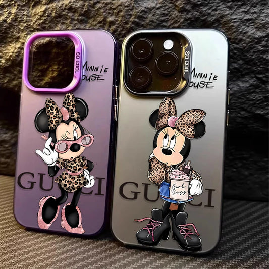 Disney Minnie Cute Creative Hard Phone Case for IPhone 17 16 15 14 13 12 11